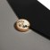 Organizer on the rings A5, 80 sheets, leatherette, with a valve, a line, with a handle, in a gift box, black and gray