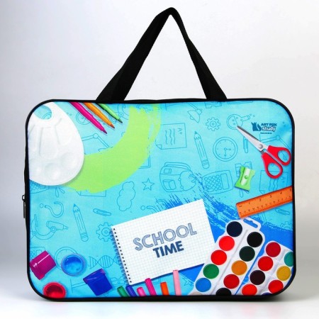 A4 notebook folder on lightning textiles 70mm 360 x 260 “September 1: School”-8