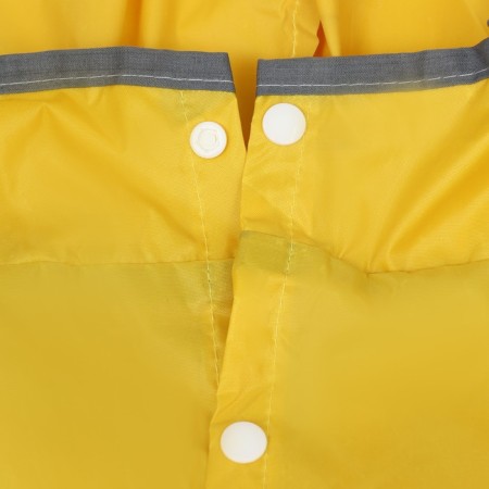 Combiason for dogs, demi -season with a visor, size 3xl (DS 50, OG 67, Osh 51 cm), yellow-6