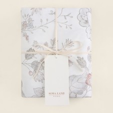 Set of pillowcase SL Home Flower Glade 70*70+3 cm - 2 pcs, satin, 140 g/m2, 100% cotton