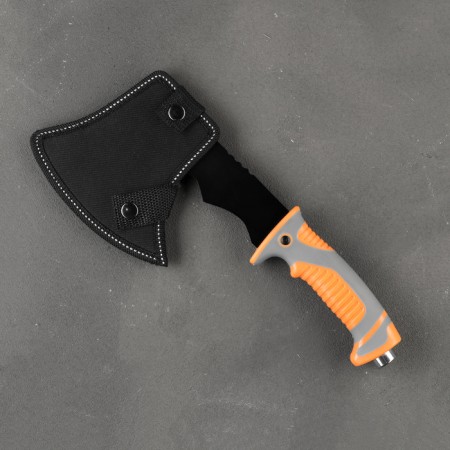 Tourist hatchet with wrench, black, 400 g, 28x11cm