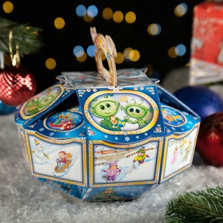 Gift box "flying saucer", 21.5 x 21.5 x 15.5 cm-3