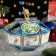 Gift box "flying saucer", 21.5 x 21.5 x 15.5 cm