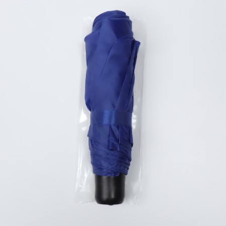 Mechanical umbrella "plain", 3 additions, 8 spokes, r = 48 cm, blue color-11