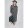 Women's dress, size 62, gray color