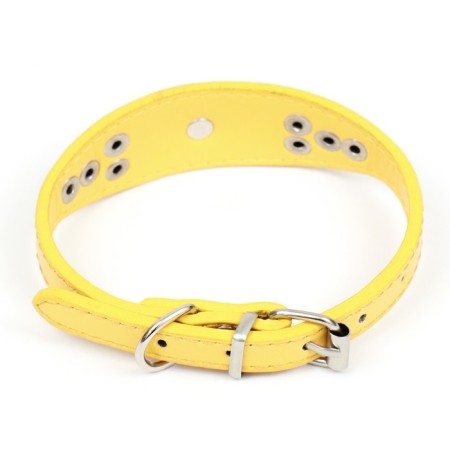 Barry-grade with a puppy, 29-32 x 2.5 cm, artificial leather, yellow-1