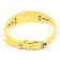 Barry-grade with a puppy, 29-32 x 2.5 cm, artificial leather, yellow