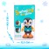 Penguin toy, works on batteries, dances, light and sound effects
