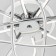 Ceiling chandelier Citilux "Jamini" CL229B141E, 65x65x12.5 cm, 4x22.5W, LED, Gray color.