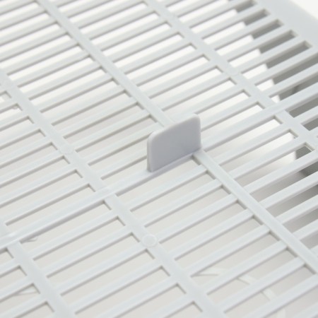 Toilet with a grid, 45x34x15 cm, blue/gray-6