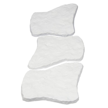 Modular coating, 55 × 42 cm, plastic, light marble, “stone No. 1”, 1 pc.-3