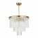 Ceiling Ceiling ST LUCE. SL1230.302.06. Stabia. 6x60 W, E14, 45x45x67 cm, brass color