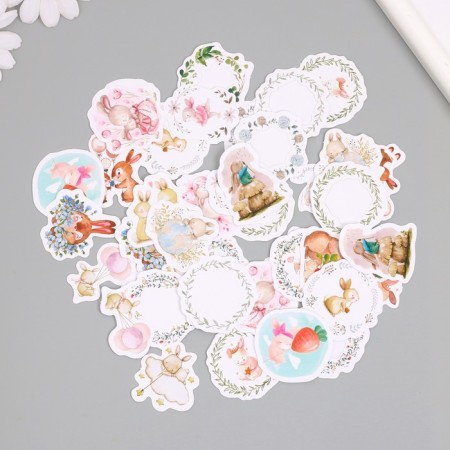 Stickers for creativity "Tender Zaitshat" set of 46 pcs 6.4x4.4 cm-3