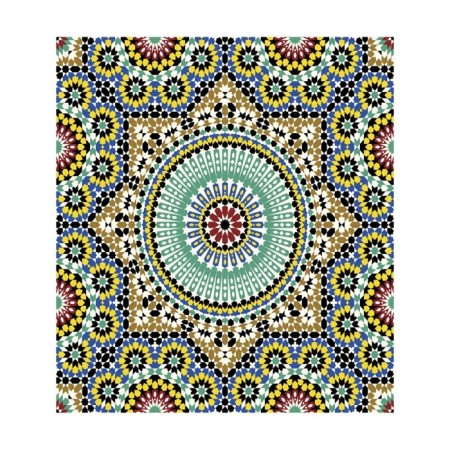 A set of napkins for setting the Tsvetno Ornament table, rectangular, size 32x46 cm, 4 pcs-2