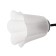 Lily chandelier (flower) 2x15W E27 Model: BR 00253 Black/Transparent