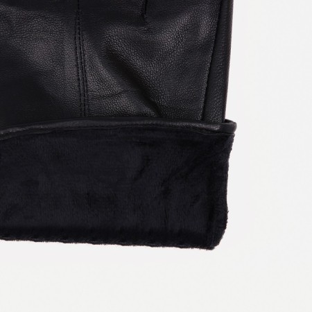 Gloves male, dimensionless, with insulation, black color-2