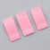 Textile strip "40", 4.6 x 1.1 cm, pink color