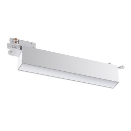 The lamp is a three -phase track LED Novotech. Iter, 18W, LED, 79x323x36 mm, white color-2