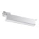 The lamp is a three -phase track LED Novotech. Iter, 18W, LED, 79x323x36 mm, white color