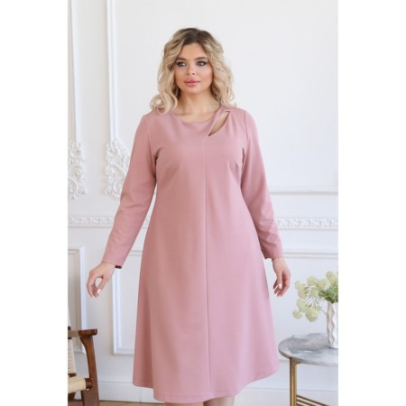 Women's dress, size 54, pink color-9