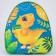 Baby backpack for the boy "Dinosaur", 23x20.5 cm, lightning department