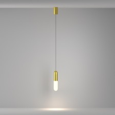 Светильник подвесной Technical P101PL-L300-12W3K-BS, LED, 12 Вт, 60х60х300 мм, 980 Лм, 3000К, латунь