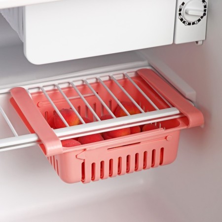 The shelf suspended in the refrigerator sliding shares, 20 (28) × 16.2 × 7.5 cm, color mix-1