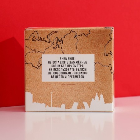 Candle in a glass "Moscow", 5 x 6 cm-4