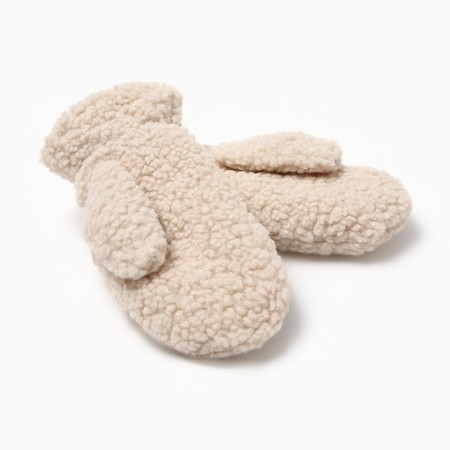 Women's mittens for lawsuit. Mehu Mist, rr. 26cm, beige-5