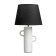 Table lamp "Batu" E14 40W gray 28x28x40 cm Risalux