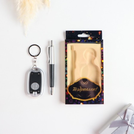 Gift set 2V1 (pen, black flashlight)-1