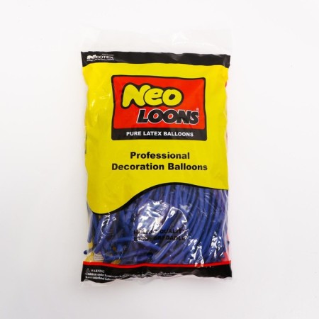 Ball for Twisting latex 150 ", standard, set 10 pcs., Blue color-1
