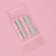 Fresh liners, 12 pcs, with adhesive plates, ballerina shape, pink/turquoise color