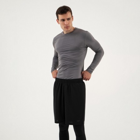 Rashgard male with DL. sleeve, basic, size XL (52), gray color-3