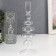 Glass of Glass for 1 candle "Morbian" transparent 27x8.5x8.5 cm