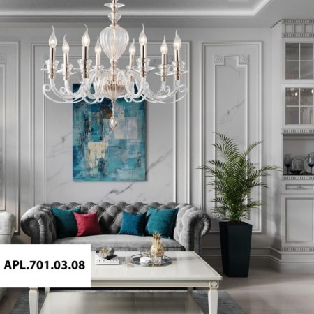 Suspended chandelier Daniele E14 320W-12