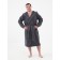 Male robe with a hood, size 48-50, color gray