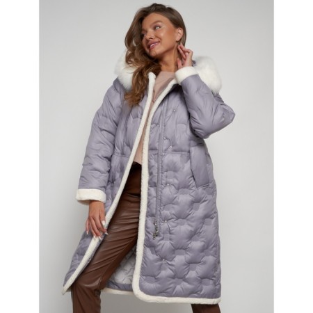 Coat insulated winter female, size 50, color gray-18
