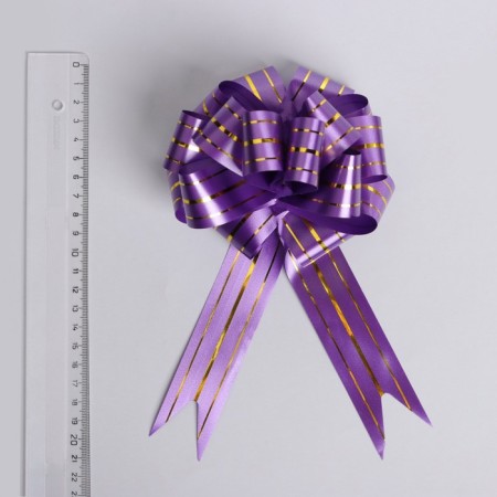 Bant-Shar No. 4.5 purple, three gold stripes-1