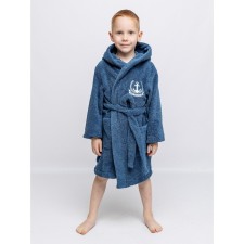 Baby robe, height 104 cm, indigo color