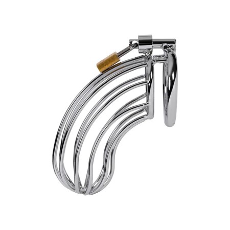 Male fidelity belt, Toyfa Metal, silver-3