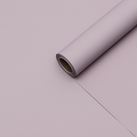 Flower film tinted, matte, ash-lilac, 0.5 x 10 m, 65 μm-1