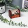 Casket wood chest "Blooming city" 6x8x5.5 cm