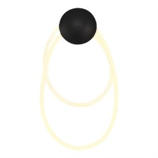 Wall lamp ST LUCE. SL6102.401.30. Sagrato. 1x30 W, LED, 3000K, 2700 LM, 45x73 cm, black color