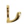 Hook furniture tundra TKD005, two -rod, gold, 5 pcs