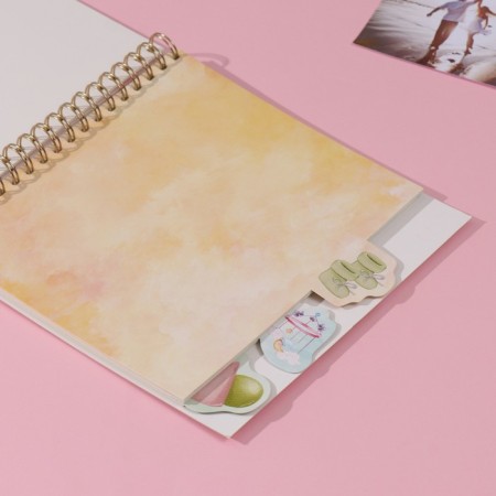 Photo album on spirals 20 sheets "Our love" Volumetric element + 4 tabs 24x24 cm-4