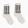 Women's socks "Goose foot", beige/brown color, size 25