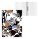 Folder with a side clamp plastic Erichkrause® Tulips, A4, 4pcs.