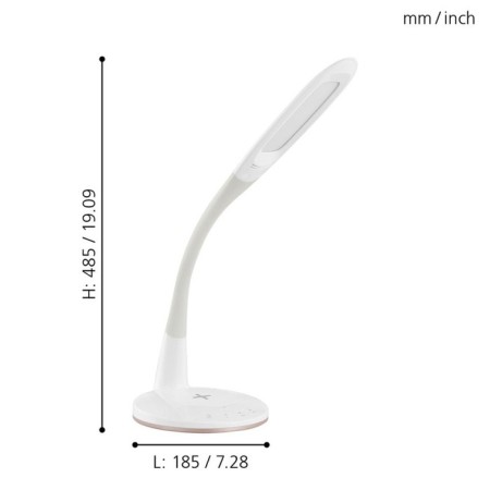 TRUNCA table lamp, 1x3.7W LED, 2700-5000K, 450LM, white color-1
