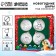 New Year's set for creativity. Christmas balls for coloring "New Year! Wonderful holiday ", paints, 4 pcs
